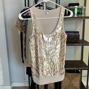 Sequin tank top